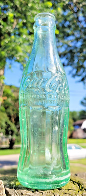Vintage Antique Coca Cola Bottle Light Green Paduca KY 1953 Nice