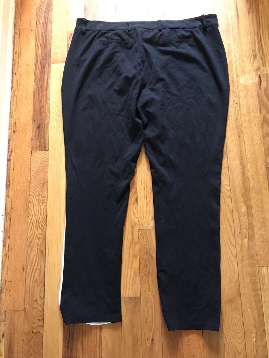 ashley stewart black dress pants Ashley Stewart Women's Plus Size 20 Dress Pants Black Rayon Stretch Flat Front