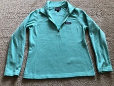 Patagonia Women's Micro D 1/4-Zip Vjosa Green Size S STY26278