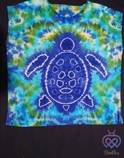 Beetles Handmade Tie Dye Summer Women Blouse Tops T-shirt Style Classic Cotton