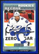2021 O-Pee-Chee Update Blue Border Daniel Walcott #642 Marquee Rookies Lightning