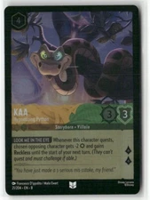 Kaa - Hypnotizing Python 21/204 Foil Reign of Jafar Lorcana