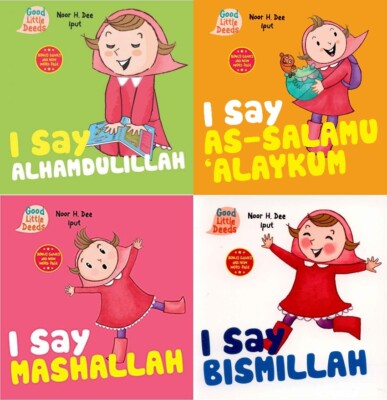 I Say Serie Kinder Islamische Tafelbücher Islamisches Buch für Kinder (4 Bücher Set)