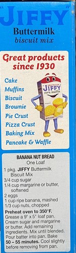 4x Jiffy BUTTERMILK BISCUIT Mix 8 Oz Box Baking Butter Milk - 4 BOXES BULK - 第 5/5 張圖片