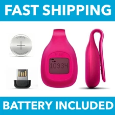 Fitbit Zip Wireless Activity Calorie Steps Tracker Clip On Pedometer Pink 301M