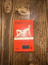 Thinx for All Small Period Underwear Brief Panties Super Absorption Black New