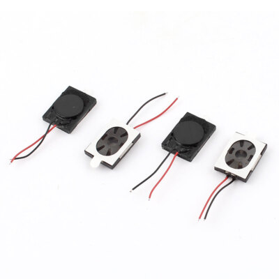 4stk 1W 8 Ohm Magnet Lautsprecher Telefon Computer Lautsprecher 15 x 11 x 3,7mm