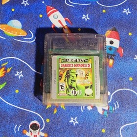 Army Men Sarges Heroes 2 Nintendo Gameboy Color GBC Cleaned Tested Game Boy 