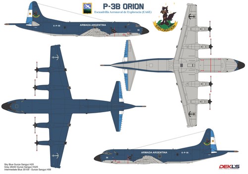 1/144 P3 Orion - Argentina EA6E Decals - DEK L's II - Foto 3 di 5