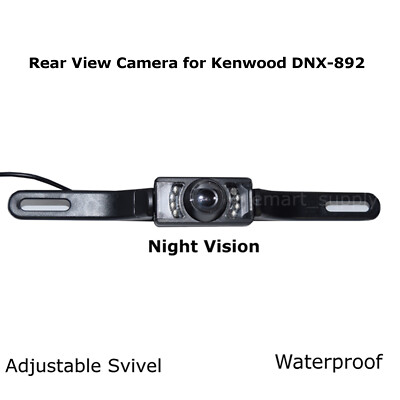 New Rear View Camera Backup License Plate Night for Kenwood DNX-892 DNX892