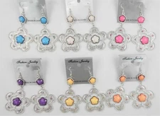 Lot of 6/12 wholesale jewelry lot bohemian style fashion drop/dangle earrings  