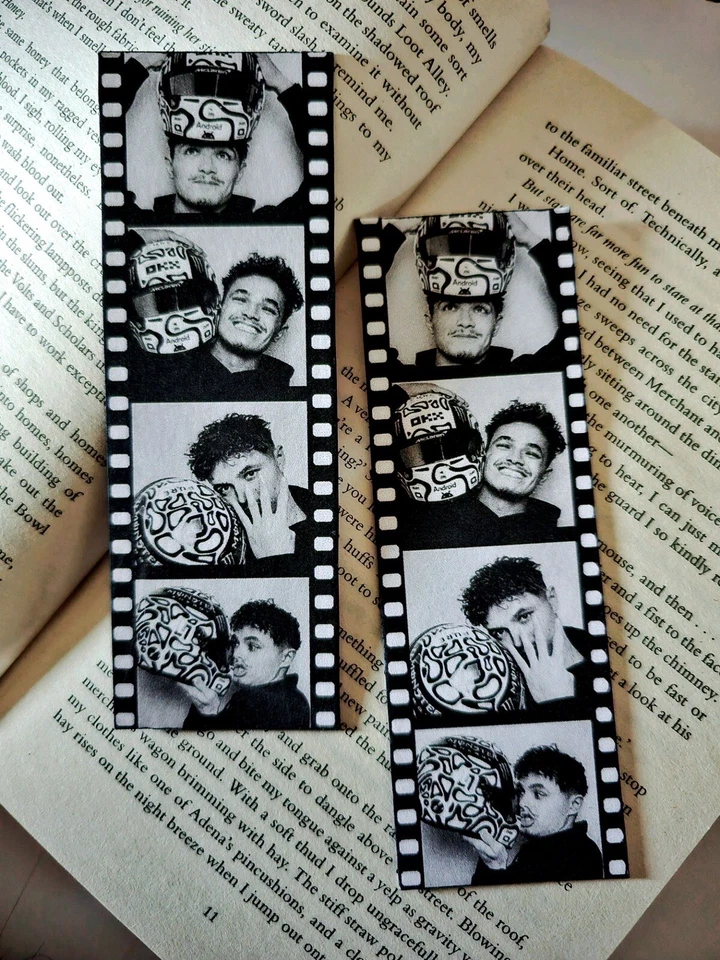 Lando Norris Bookmark, Formula One Lando Norris Gifts F1 McLaren Lando Merch,