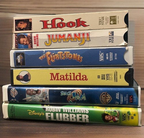 RETRO 90s VHS Lot - Jumanji, Hook, Matilda, The Flintstones, Space Jam, Flubber! - Picture 6 of 6