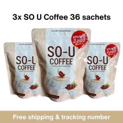 3x SO U Kaffee beschleunigt den Stoffwechsel, kein Zucker, verbrennt Fett,...