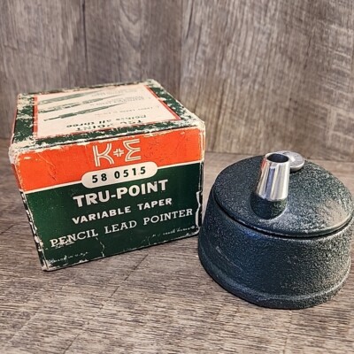 K&E Keuffel & Esser Green Tru-Point Model D Lead Pointer Sharpener 58-0510 VTG