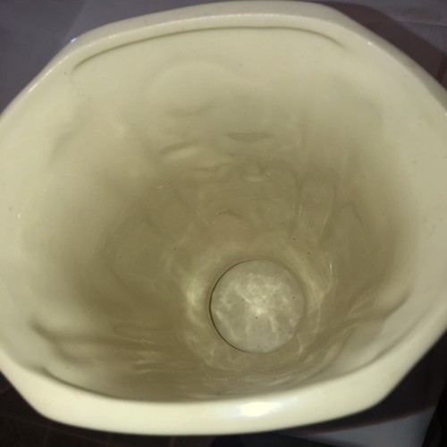 Grande vaso antico Art Decò ceramica ceramica giallo coda di gatto ��coda di gatto bello - Foto 10 di 10