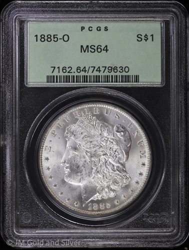 1885-O $1 Morgan Silver Dollar PCGS MS 64 | OGH Uncirculated UNC BU