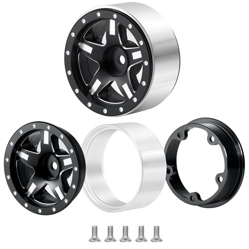1.3'' Beadlock Wheel Rims For Axial SCX24 TRX4M 1/24 1/18 RC Crawler Car Upgrade - Picture 13 of 41