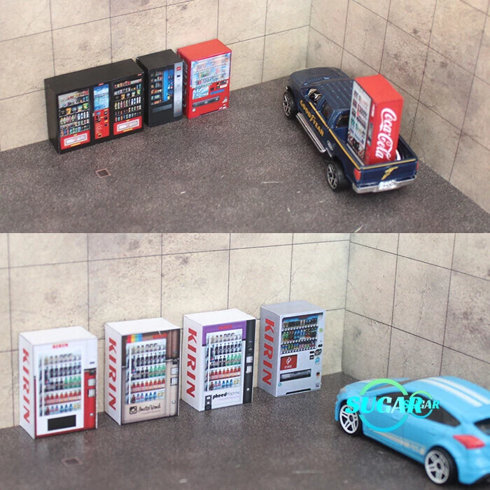 1/64 Diorama Car Garage Vending Machine Model City View Scene Accessories Model - Image 2 of 4