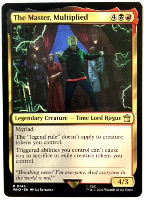 MTG The Master, Multiplied Universes Beyond: Doctor Who 146 NM