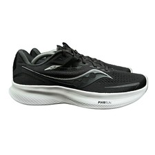 Saucony Ride 15 Black White Running Shoes S10729-05 Women's Size 11.5