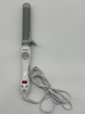 Beachwaver S1.25 Curling Iron in Light Gray/White BeachWaver S1.25 Rotating Curling Iron White/Gray Dual  main image 4