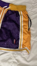Collect And Select Shorts Lakers Colorway Sz. Medium Worn Once 