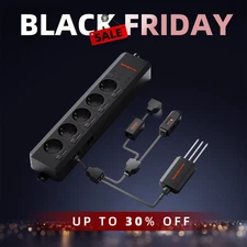 2024  Genius Grow System AC5 Power Strip Kits App-Based Smart Strip for Hydropon