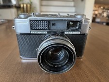 Yashica Lynx 1000 Rangefinder 35mm Film Camera with f1.8 45mm Lens As Is