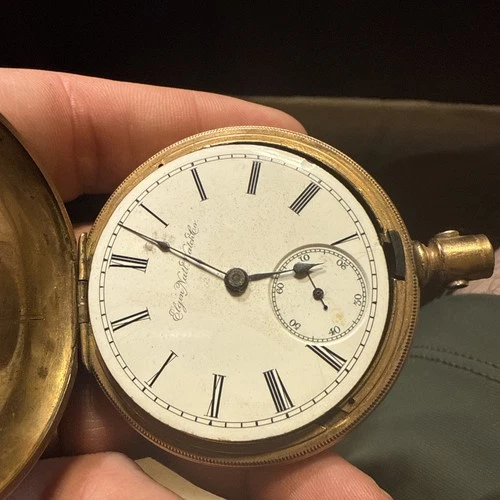 Antique Elgin G.M. Wheeler Pocket Watch Beautiful Case