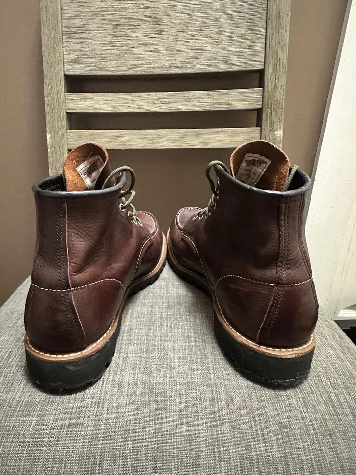 Red Wing Shoes Moc Toe Heritage Roughneck 8146 Briar Oil Slick. 11.5D - Image 2 of 4