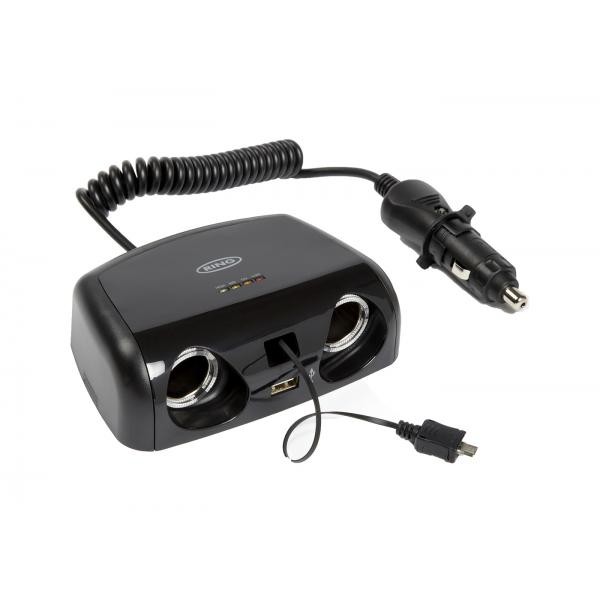 Multisocket Auto Ring RMS15 - 12V 10A con Tester e Caricatore USB
