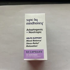 MINDHONEY | SYNC 60 Count Premium All-in-One Adaptogenic Supplement | Relaxation