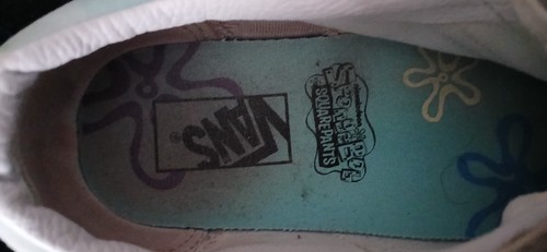 VANS Bob Esponja Pantalones Cuadrados Old Skool Bikini Burbuja Talla 10 con caja - Imagen 9 de 15