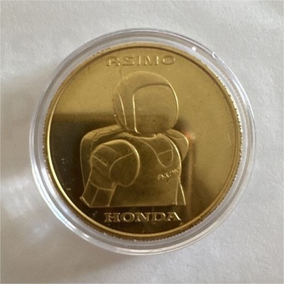 Honda ASIMO Disneyland Innoventions Solid Bronze Medallion Disney Collectible