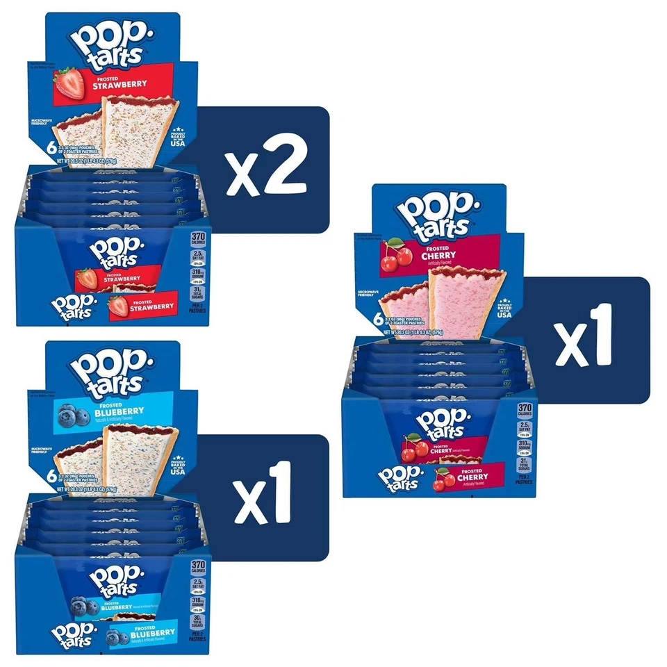 Pop-Tarts Frosted Variety Pack, 48 ct. - Imagem 4 de 4