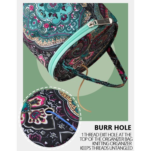 Printing Yarn Storage Bag Sturdy and Practical Travel Bag for Yarn Enthusiasts - Picture 8 of 12