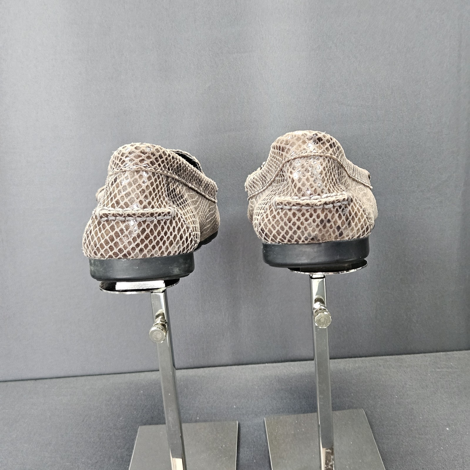 Coach Olive Brown Python Snakeskin Women's 8B Sli… - image 7