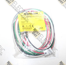 Turck, RKF 46-2M, U5504-1, Plug Enclosure Panel Mount 4p 4 Pin Female Threaded