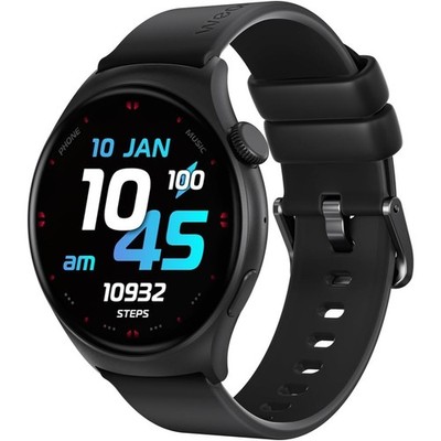 Curve Smart Watch 1.43'' AMOLED Bluetooth Call Fitness Tracker 178+ Modes | Black