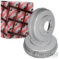 2X Ashika 295Mm Bremstrommeln Hinten Passend FÜR Mitsubishi L200 Links+Rechts |