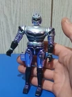 1997 Bandi Beetleborgs Metallix Beetle Blast’n Morphin Figure Purple - Vintage