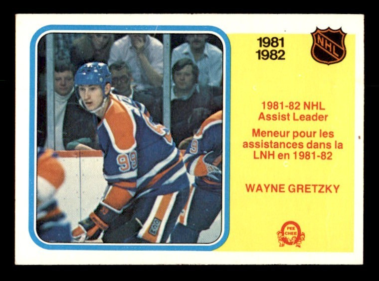 1982-83 O-Pee-Chee #240 Wayne Gretzky Oilers leaders High Grade NM-MT