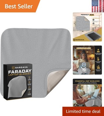 Faraday Blanket for Lap - New for 2026 - Electromagnetic Sheilding While Usin...