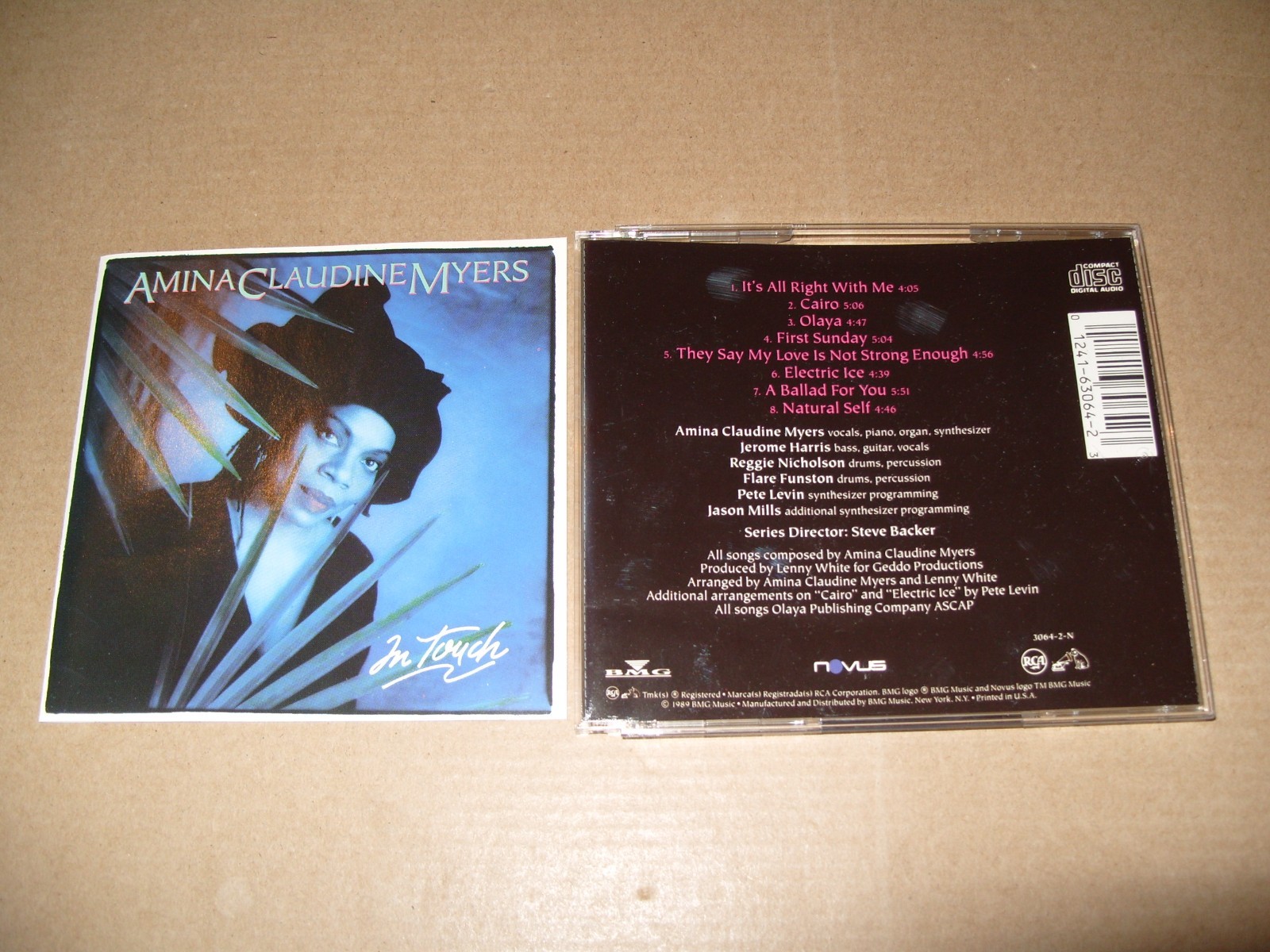 Amina Claudine Myers – In Touch 1989 CD + INLAYS EXCELLENT/NEAR MINT. (M1)