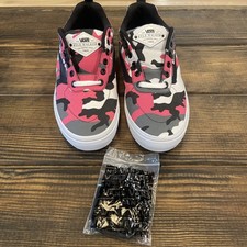 Vans Kyle Walker Pro Zapatos Para Hombres EE. UU. 8.5 Rosa Camuflaje Negro Blanco Parte Superior Baja Patín NUEVO