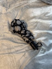 1 Person Push button umbrella polka dot design