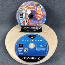 PlayStation 2 - Superman Returns & Shadow of Apokolips - DISCS ONLY - Refurb, VG