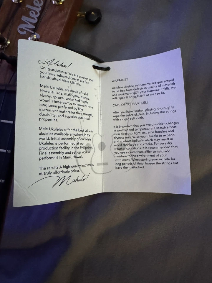 Mele Soprano Ukulele - Image 2 of 4