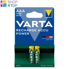 2x Varta Recharge Accu Power AAA 1000mAh NiMH 1.2V Rechargeable Batteries 8.52 per battery